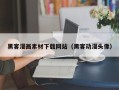 桂林黑客漫画素材下载网站（黑客动漫头像）